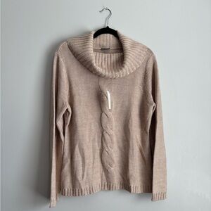 NWT- Women’s Ann Taylor Camel colored Sweater- size XL